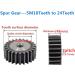 Vnedrjk Chenzhanmaoyi 5m Spur Wheel 21 Teeth - Durable Steel Tooth Motor Sprocket for Carbon Steel Gears - International Shipping Available - Buy Online on GoSupps.com