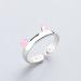 Anoximt Cat Ring for Women | Stylish Cat Ears Fashion Jewelry | Perfect Gift for Weddings Valentine's Day & Special Occasions - Buy Online on GoSupps.com