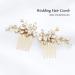 Yean Crystal Bridal Hair Comb Opal Rhinestone Wedding Hair Accessories (2 Pcs) - Gold - Buy Online on GoSupps.com
