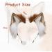 Mystiqut 1Pc Handmade Faux Fur Animal Ear Headband Fox Wolf Ears Headband Halloween Christmas Cosplay Party Costume Accessories Fluffy Wolf Fox Cat Ears Headband Costume Hair Hoop - Buy Online on GoSupps.com