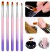5-Part Professional Nail Brush Set | Gel & Acrylic Nail Tools for Extensions & Modeling - Buy Online on GoSupps.com