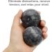 Dark Grey Marble Baoding Balls - Chinese Health Stress Relief Hand Exercise - Buy Online on GoSupps.com