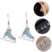 Winter Skates Earrings for Women - Stahad 1 Pair Trailer Pattern Rhinestones & Synthetic Leather - Unique Winter Wedding Jewelry - Buy Online on GoSupps.com