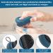 Hand Washing Brush Set 4 Nail & Cleaning Brushes with Hanging Rope in White Blue Gray & Pink | Ideal for Fingernail & Bathroom Sink Cleaning | International Shipping Available - Buy Online on GoSupps.com