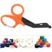 Titanium EMT Trauma Shears Bent Stealth Black Coated - 19cm Black + Orange - Buy Online on GoSupps.com