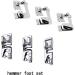 YICBOR 7PCS Presser Foot Kit for Singer Brother Janome Low Shank Sewing Machines - Buy Online on GoSupps.com