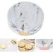 Verdant Touch Marble Pattern Contact Lens Box - Portable Eye Care Kit for Soaking & Storage - Multicolored Plastic Container - Buy Online on GoSupps.com