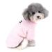 Zunea Winter Coats for Small Dogs Fleece Warm Dog Sweater Puppy Winter Jacket Chihuahua Cat Clothes Pet Boys Girls Dog Clothes Pink MM (1 Pack) pink