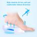 Gel Heel Cups | Anti-Slip Blister Prevention Shoe Inserts | Heel Pads for Pain Relief | One Size Fits All - Buy Online on GoSupps.com