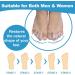 Toe Separators for Bunions & Hammertoes - Adjustable Toe Straighteners Pain Relief & Spacers for Men & Women - 1 Pair (Clear - Buy Online on GoSupps.com