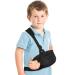 Kids Arm Sling with Waist Strap - Padded Child Arm Support for Shoulder Immobilization - Ideal for Broken Elbow, Wrist, Shoulder Injuries - Rotator Cuff Support - Left/Right Arm - Buy Online on GoSupps.com
