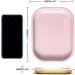 Cute Mini Pink Rolling Tray with Magnetic Lid - Premium Metal Design, Portable Storage for Home & Travel - 7 x 5.5 - Buy Online on GoSupps.com