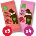 BEAR Fruit Rolls 9 Packs of 2 Rolls - Healthy Fruit Snack Assorted Flavour - Strawberry & Raspberry 9 count - Buy Online on GoSupps.com