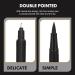 Hemoton 2Pieces Black Food Coloring Markers Ultra Fine Tip (0.7mm) Edible Pen Food Grade Writer for Decorating Painting Drawing Baking Fondant Cake - Buy Online on GoSupps.com