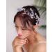 Purple Bridal Wedding Hair Vine - Denifery Natural Stone & Crystal Headpiece - Buy Online on GoSupps.com