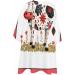 Farmhouse Cow Barber Cape - Adjustable Hair Cutting Cape for All Ages | Watercolor Autumn Floral Design | 55x63 Inch Hairdressing Accessory - Buy Online on GoSupps.com