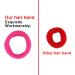 100 PCS Colored Baby Hair Bands | Soft Elastic Hair Ties for Toddler Girls | Ponytail Holders - Buy Online on GoSupps.com