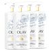 Olay Cleansing & Nourishing Hand Wash with Vitamin B3 + Hyaluronic Acid 10.1 Fl Oz (Pack of 4)