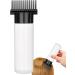Root Comb Applicator Bottle 180ml | Hair Dye Brush with Graduated Scale | Black & Clear Hair Coloring Tool - Buy Online on GoSupps.com