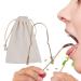 Yajexun tongue scraper-tongue cleaner made of stainless steel-ergonomic U-shaped scrapers reduce bad breath and help with oral hygiene made of antique brass u sac de v tement