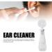 Pilipane Electric Ear Wax Removal Tool Safe Effective Rechargeable Ear Irrigation Flushing System Cleaner Kit with Cotton Swabs for Home Use ABS Material Portable Design (White) - Buy Online on GoSupps.com
