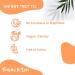 NutriGlow Advanced Organics Vitamin C Lightening Scrub - Exfoliate & Control Acne | Orange Peel for Sensitive Dry Oily Skin - 3.5Oz - Buy Online on GoSupps.com