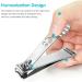 longzon Nail Clippers 2 Pack Nail Clipper Set Stainless Steel Nail Cutter Fingernails Toenails Thick Nails Kit for Men&Women Silver - Buy Online on GoSupps.com