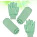 Ipetboom 2 Pairs Hand and Foot Spa Gloves Moisturizing Gloves Overnight Mens Moisturizing Gloves Glass Nasal Spray Amber Pump Bottle Natural Gel Gloves Whitening Foot Patch Man - Buy Online on GoSupps.com