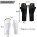 BDSHUNBF 3 Pairs Anti UV Gloves Professional Protection Fingerless Gloves for Manicures Moisturizing Gloves Nail Art Skin Care UV Shield Gloves for Home Outdoor - Buy Online on GoSupps.com