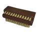 NewFerU Wooden Nail Brush Cleaner Rosewood Two Sided in Natural 100% Boar Bristle for Cleaning Hand Finger Foot Toe  Fingernail Toenail Scrub Brush for Men Women Kids Manicure Pedicure Care (1)