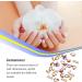 dijiusidy 50 Pieces Glass Crystal Set Eye-catching Personalized Nail Art Rhinestones DIY Handcraft Manicure Accessories for Card Making Pink AB - Buy Online on GoSupps.com