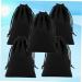 5pcs Hair Dryer Bags Black Blackwel Drawstring Pouch Drawstring Bag Electrical Appliance Large 25*35cm Black - Buy Online on GoSupps.com