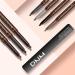 Eyebrow Pencil 2 Packs SMUSTY Waterproof Smudge-proof Eye Brow Makeup Kit with Eyebrow Brush Light Gray(#05) - Buy Online on GoSupps.com