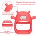 Buy Hippo Never Drop Silicone Baby Teeth Toys | Chewing Toys for 0-12 Months | Suction Pacifier & Car Seat Toy (Red) - International Shipping Available - Buy Online on GoSupps.com