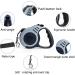 CONTINUAL Retractable Dog Lead 5M Long Line Extendable Dog Leads with Non-Slip Handle for Small Dogs Strong Nylon Tape Dog Leash One Hand Brake Button Pause Lock Grey - Buy Online on GoSupps.com