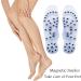 Yarpiany Magnetic Therapy Reflexology Sandals - Pain Relief Insoles with 68 Magnets (White, Female) - Buy Online on GoSupps.com