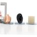 ULTECHNOVO 3pcs Artificial Ear Mold Mannequin Silicone Molds Piercing Kit - 3D Black | External Ear Model for Display and Practice - Buy Online on GoSupps.com