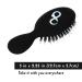 Everlong Hair Mini Boar Bristle Brush - Adds Shine, Promotes Growth, Scalp Massage, Detangling - Safe for All Hair Types - Extensions & Wigs - Matte Black Handle - Buy Online on GoSupps.com