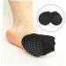 TEHAUX 8 Pairs Breathable Forefoot Toe Socks for Heels - Absorbent, Invisible, and Comfortable - Miss Black Cotton Sponge Silicone - 0.6X9X10.5CM - Buy Online on GoSupps.com