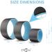 Zhovee Yoga Wheel 3-Pack for Back Pain Relief and Stretching - Buy Online on GoSupps.com