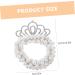 Ipetboom Hair Rope Hair Accessories for Girls Pearl Hair Tie Elastic Hair Tie Tiara Hair Ribbons Hair Ties for Girls Scrunchies for Girls Pearl Crown Hair Ties Pearl Beaded Hair Scrunchies - Buy Online on GoSupps.com