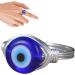 Eyeball s for Men - Copper for Women Silver Gold Plated Wire Wrapped Turkish Blue Eye Glass Bead for Female Male Protection Lucky Jewelry Girlfriend Fovolat Silver No. 5 - Buy Online on GoSupps.com