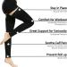 Ailaka Thigh High 20-30 mmHg Compression Stockings - Small, Black (Footless) - for Varicose Veins, Edema, Leg Pain - Men & Women - 1 Pair - Buy Online on GoSupps.com