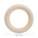 Wooden Baby Teether - Durable & Washable Teething Rings for Infants | Safe & Smooth Design (73mm) - Buy Online on GoSupps.com