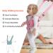 Adjustable Handheld Baby Walking Harness with Detachable Crotch - Safe Toddler Walking Assistant for 8+ Months - Pink Chick Design - Buy Online on GoSupps.com
