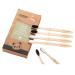 Bambonice Natural Bamboo Toothbrushes (10 Pack) - Soft Bristles for Adults and Big Kids - Buy Online on GoSupps.com