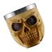 Shop Stainless Steel Shaving Bowl - Foaming Soap Bowl for Beard & Facial Hair | Skull Design | International Shipping Available - Buy Online on GoSupps.com