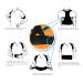Posture Corrector - Neoprene Adult Magnetic Back Shoulder Belt for Kyphosis & Lumbar Support | Strength Training Aid - Buy Online on GoSupps.com