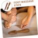 6-Piece Wooden Massage Stick Set - Muscle Scooter Hand Massager Reflex Zone Tools & Acupuncture Rods for Relaxation - Buy Online on GoSupps.com