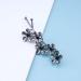 Inilbran Boho Crystal Flower Hair Clip Vintage Flower Hair Barrette Clip Black Flower Hair Pin Clip Decorative Bobby Pins Flower Head Clip Accessories for Women and Girls Everyday Headdress - Buy Online on GoSupps.com